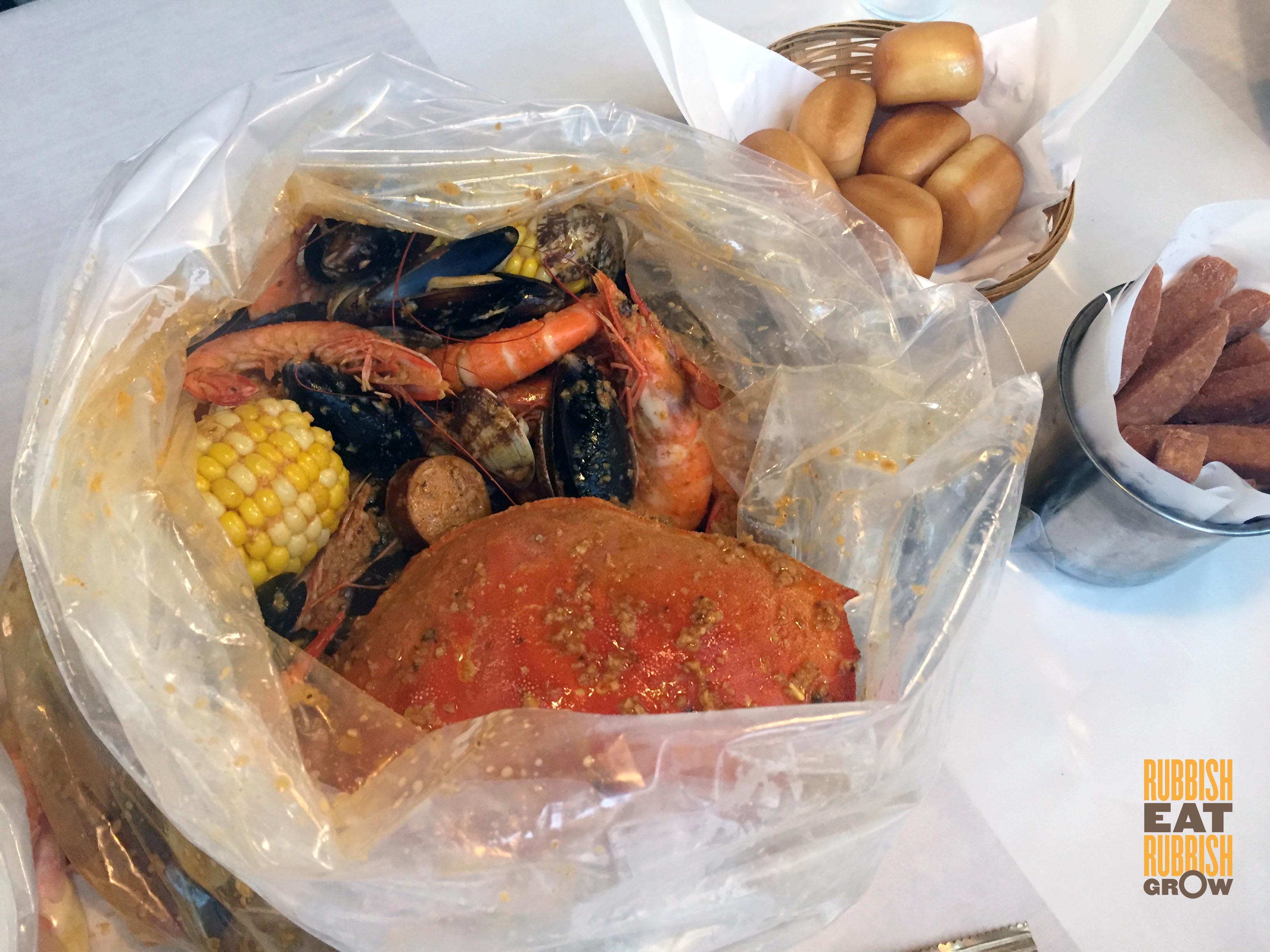 The Boiler, Tai Seng: Eating Louisiana Seafood With Hands in An Industrial Park 