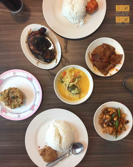 HJH Maimunah Restaurant, Jalan Pisang: Terrific Nasi Padang Awarded Michelin Bib Gourmand