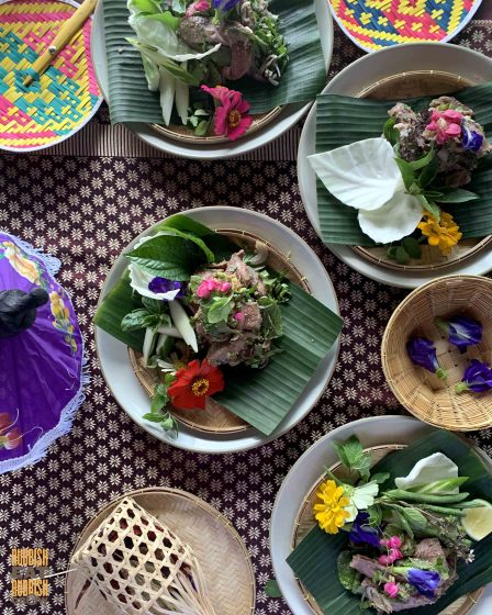Thai Green Curry (Gaeng Kiew Wan Gai) and Thai Beef Salad (Nue Yng Nam Tok) Recipes by Chef Porntip Eumanan at Banyan Tree Bintan