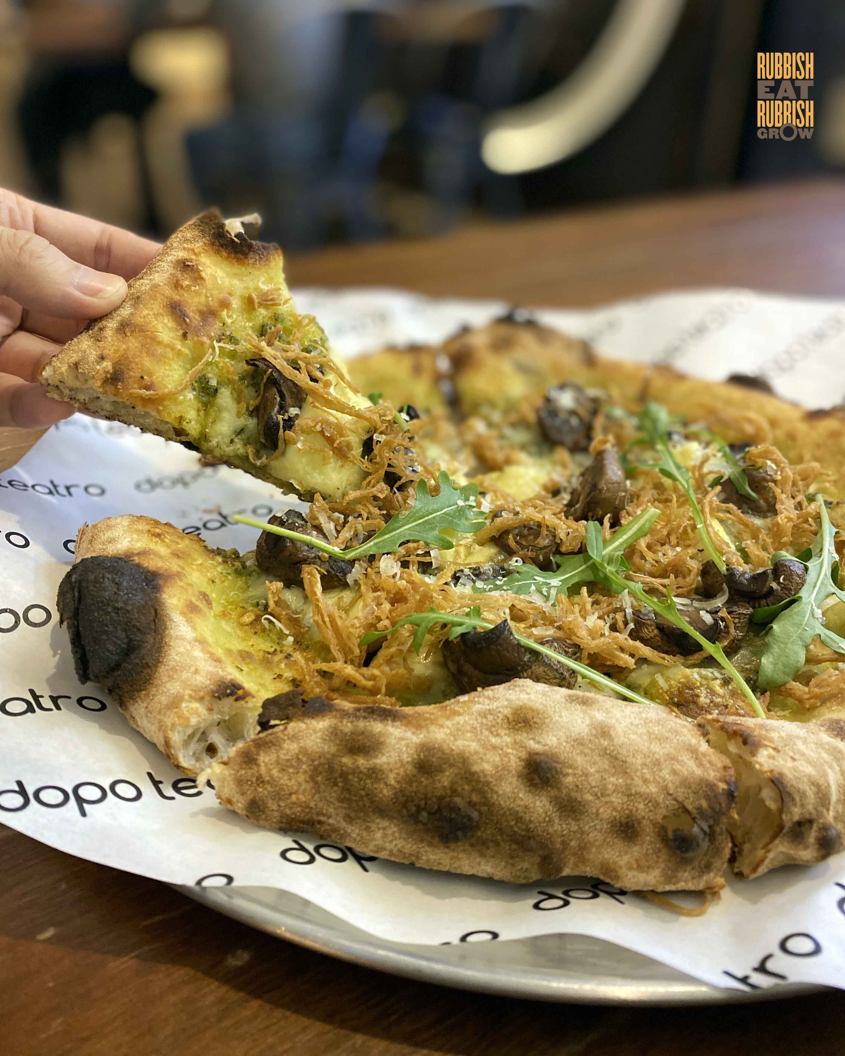 Dopo Teatro, Esplanade: Itameshi Cuisine (Italian Classics with Japanese Ingredients) and Pizzas Made from 36-hour Fermented Dough