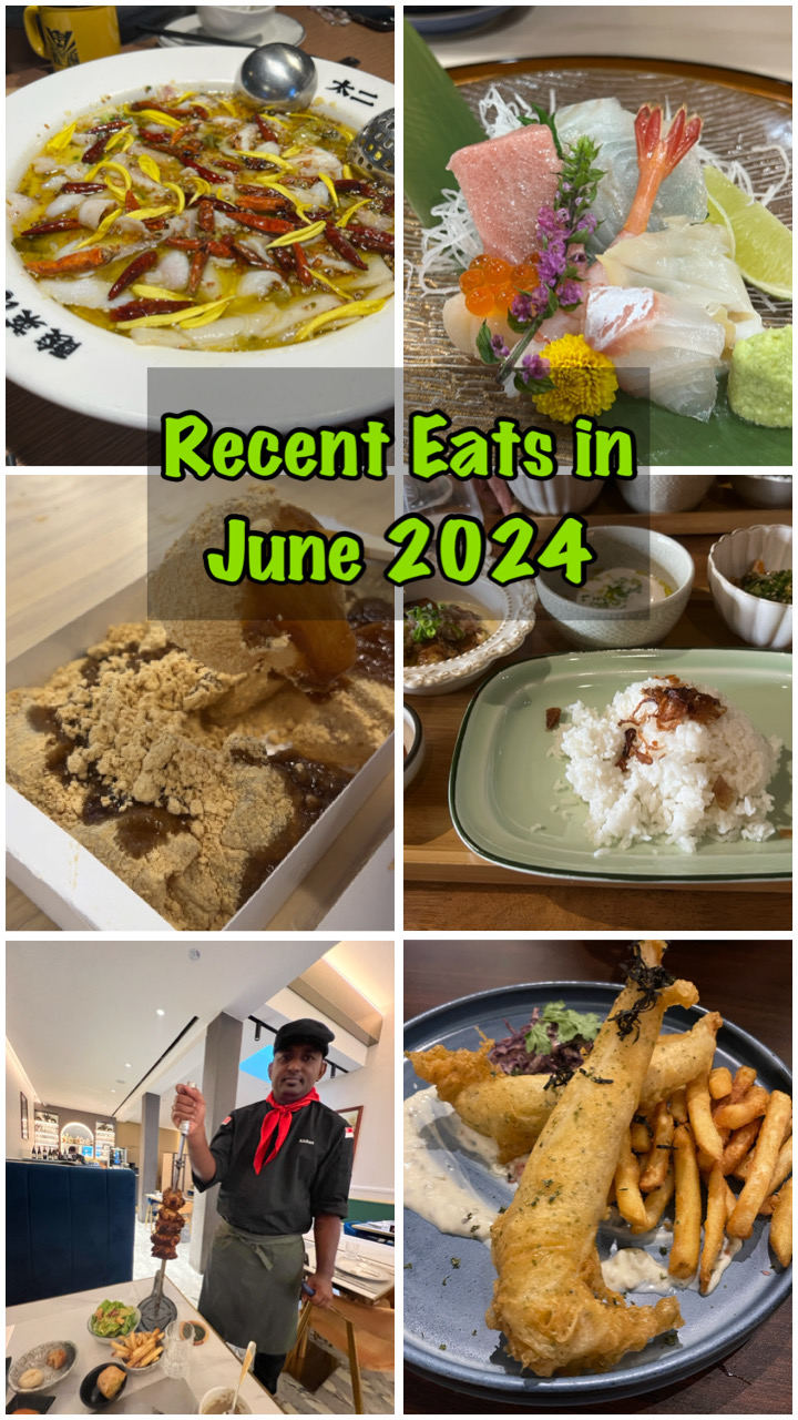 Singapore Restaurants in June 2024: High-protein buffet, Malay fine-dining, best fish & chips?, viral warabi mochi, and more…